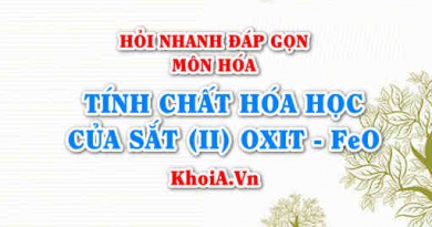 Tính chất hóa học của Sắt 2 Oxit: FeO? Hỏi nhanh đáp gọn môn Hóa